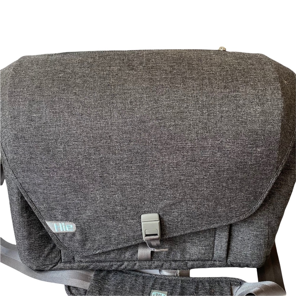 Gray Hie by Grovia Diaper Bag Backpack Travel Large - Picture 2 of 11